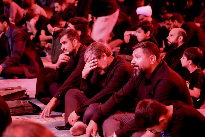 تصاویر/ مراسم سوگواری شب دوم محرم در مصلی ارومیه