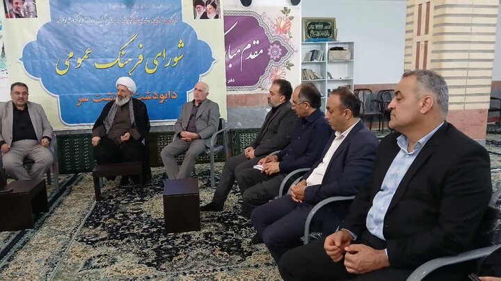 تصاویر/ برگزاری جلسه فرهنگ عمومی دابودشت