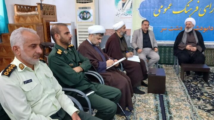 تصاویر/ برگزاری جلسه فرهنگ عمومی دابودشت