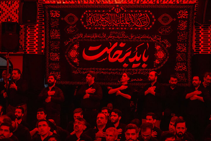 تصاویر/ شب دوم محرم هیئت ضد صهیونیستی انصارولایت دارالعباده یزد