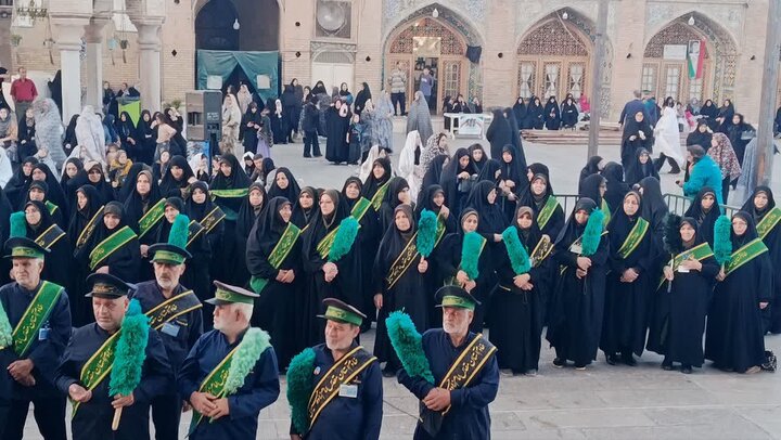 تصاویر / مراسم سیاپوشان وعزاداری در آستان مقدس امام زاده حسین علیه الاسلام قزوین