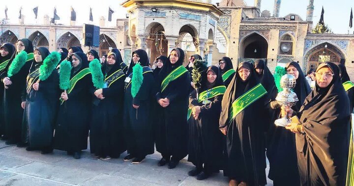 تصاویر / مراسم سیاپوشان وعزاداری در آستان مقدس امام زاده حسین علیه الاسلام قزوین