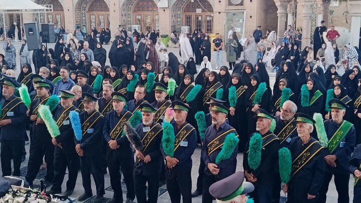 تصاویر / مراسم سیاپوشان وعزاداری در آستان مقدس امام زاده حسین علیه الاسلام قزوین