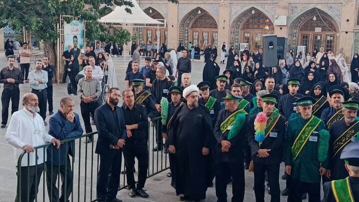 تصاویر / مراسم سیاپوشان وعزاداری در آستان مقدس امام زاده حسین علیه الاسلام قزوین