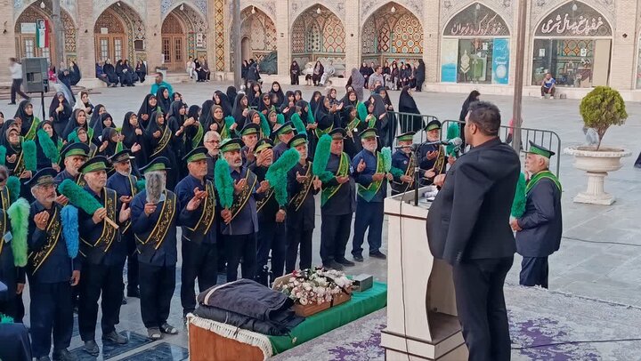 تصاویر / مراسم سیاپوشان وعزاداری در آستان مقدس امام زاده حسین علیه الاسلام قزوین
