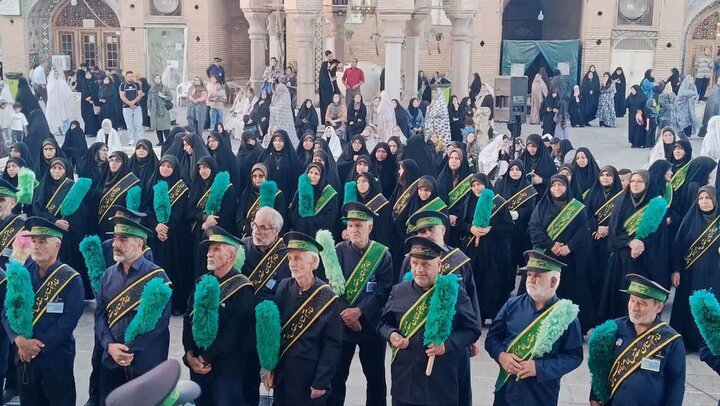 تصاویر / مراسم سیاپوشان وعزاداری در آستان مقدس امام زاده حسین علیه الاسلام قزوین