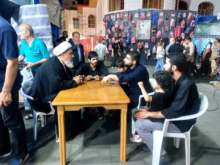 تصاویر/ بازدید مدیر حوزه علمیه استان گیلان از موکب مدارس علمیه شهرستان رشت