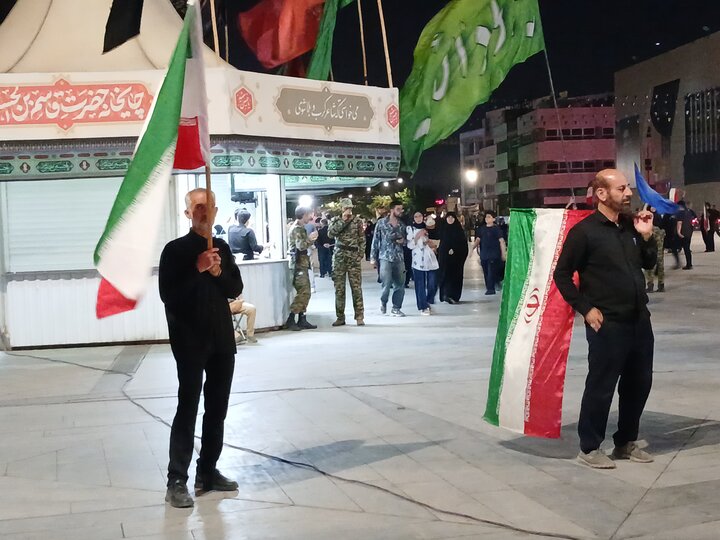 تصاویر/ اجتماع مردمی همراه با عزاداری حسینی در مشهدمقدس