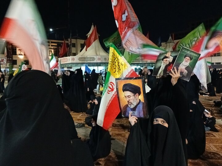 تصاویر/ اجتماع مردمی همراه با عزاداری حسینی در مشهدمقدس