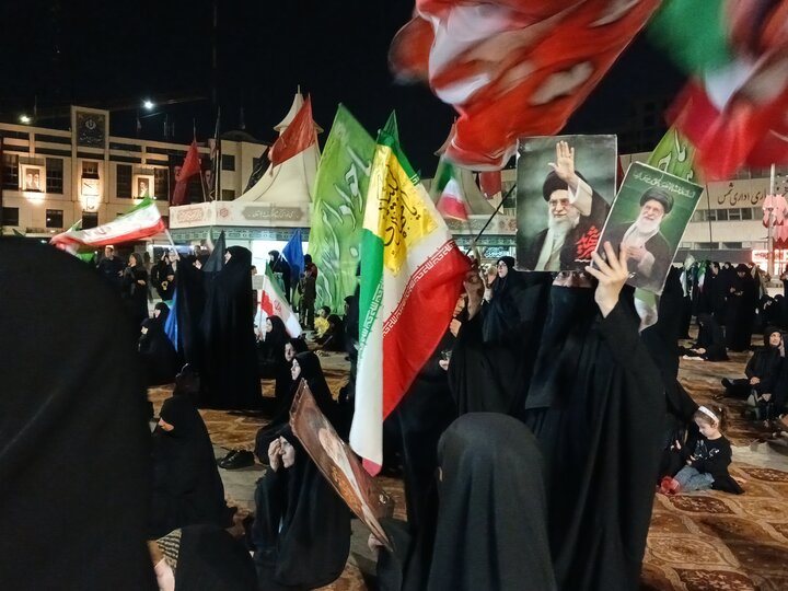 تصاویر/ اجتماع مردمی همراه با عزاداری حسینی در مشهدمقدس