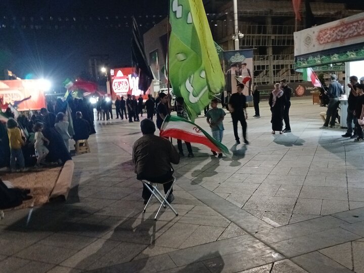 تصاویر/ اجتماع مردمی همراه با عزاداری حسینی در مشهدمقدس