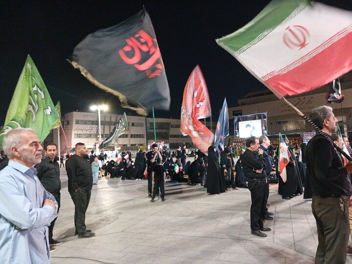 تصاویر/ اجتماع مردمی همراه با عزاداری حسینی در مشهدمقدس