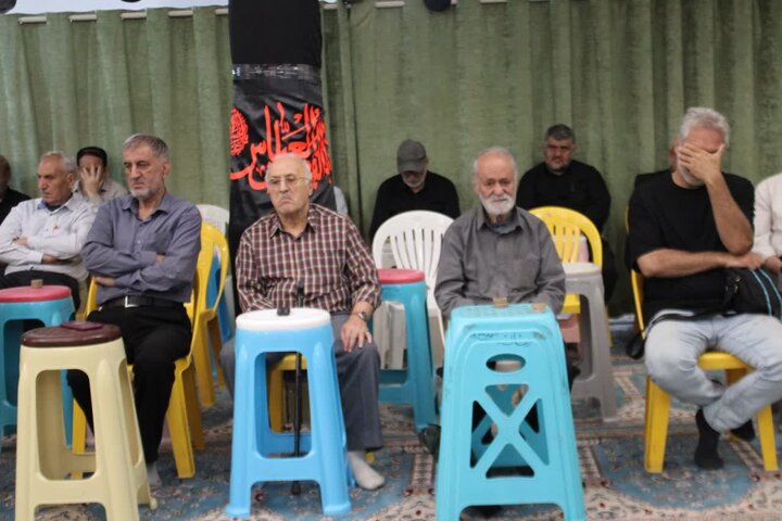 تصاویر/ عزای حسینی در مسجد جامع شهرستان عباس آباد
