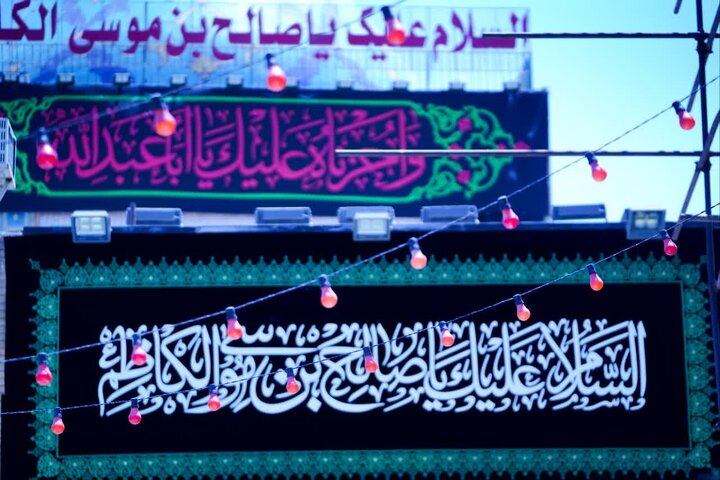 تصاویر/ امامزاده صالح(ع) سیاهپوش محرم