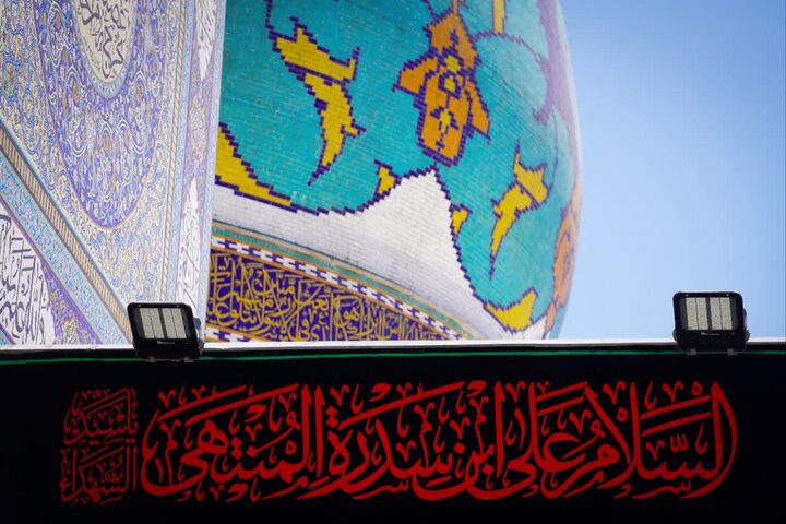 تصاویر/ امامزاده صالح(ع) سیاهپوش محرم