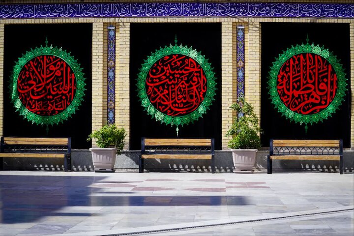 تصاویر/ امامزاده صالح(ع) سیاهپوش محرم