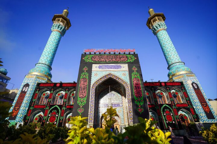 تصاویر/ امامزاده صالح(ع) سیاهپوش محرم