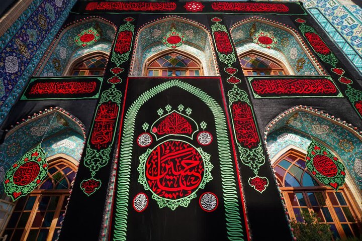 تصاویر/ امامزاده صالح(ع) سیاهپوش محرم