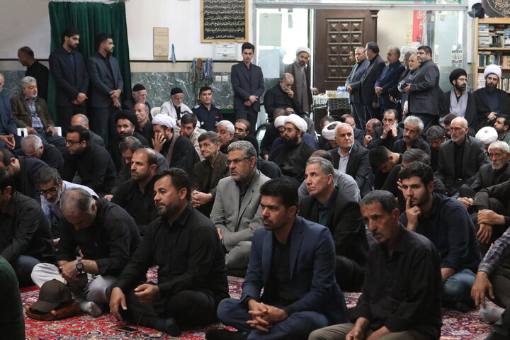 مراسم سالگرد آیت الله محمدی امام جمعه سابق همدان