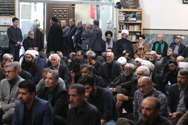 مراسم سالگرد آیت الله محمدی امام جمعه سابق همدان