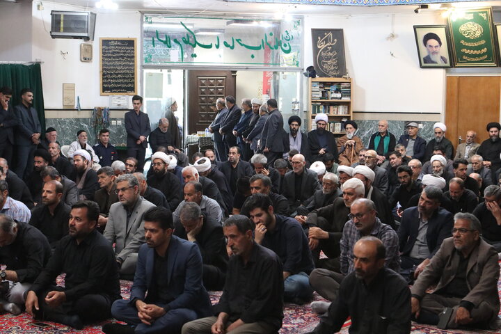 مراسم سالگرد آیت الله محمدی امام جمعه سابق همدان