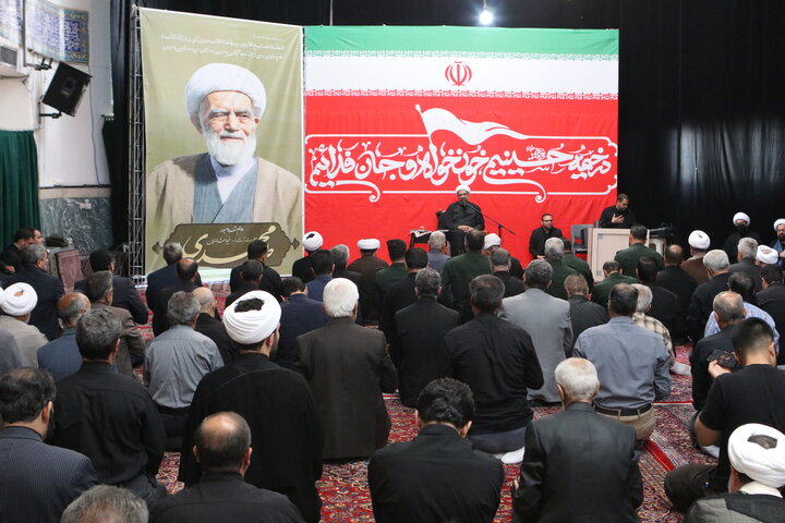 مراسم سالگرد آیت الله محمدی امام جمعه سابق همدان