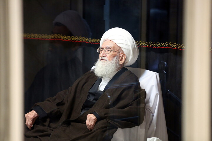تصاویر/ مراسم عزاداری روز دوم محرم در دفتر آیت الله العظمی نوری همدانی