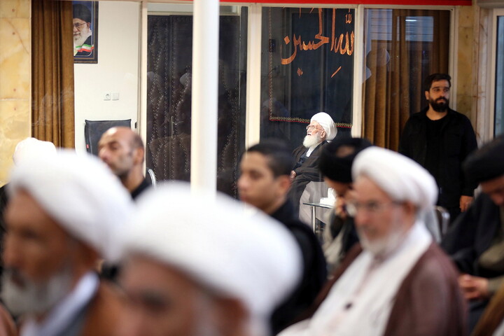 تصاویر/ مراسم عزاداری روز دوم محرم در دفتر آیت الله العظمی نوری همدانی