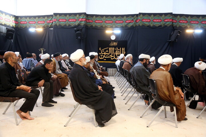 تصاویر/ مراسم عزاداری روز دوم محرم در دفتر آیت الله العظمی نوری همدانی