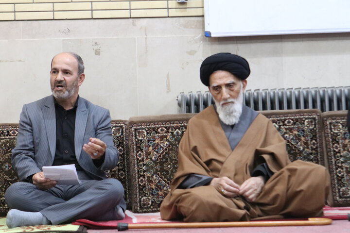 جلسه مسئول مبارزه با مواد مخدر با مبلغان موسسه سراج همدان