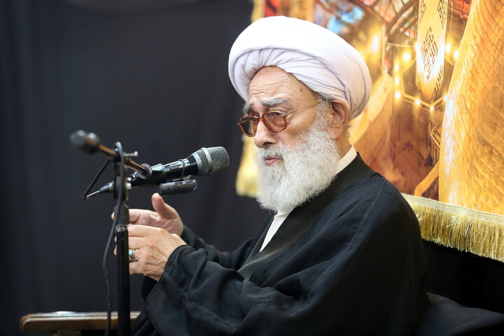 تصاویر/ مراسم عزاداری روز دوم محرم در دفتر آیت الله العظمی فاضل لنکرانی (ره)
