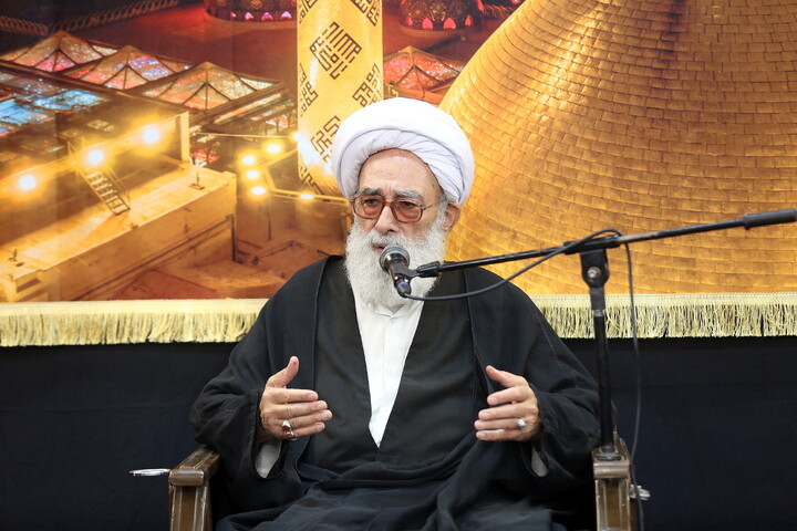 تصاویر/ مراسم عزاداری روز دوم محرم در دفتر آیت الله العظمی فاضل لنکرانی (ره)