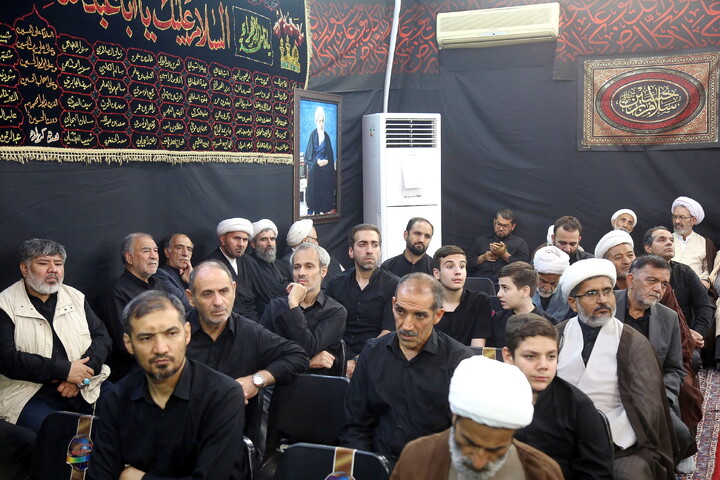 تصاویر/ مراسم عزاداری روز دوم محرم در دفتر آیت الله العظمی فاضل لنکرانی (ره)
