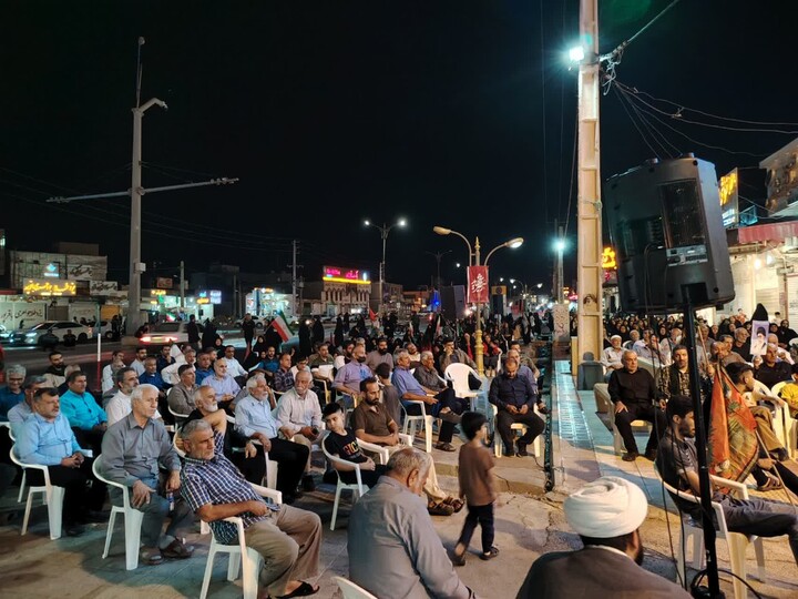 تصاویر/ سوگواری شهر عاشورائیان در سنگر خیابان