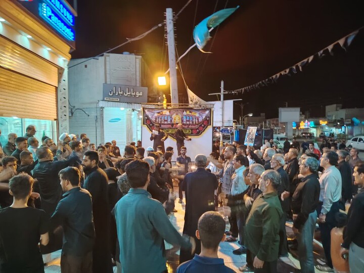 تصاویر/ سوگواری شهر عاشورائیان در سنگر خیابان