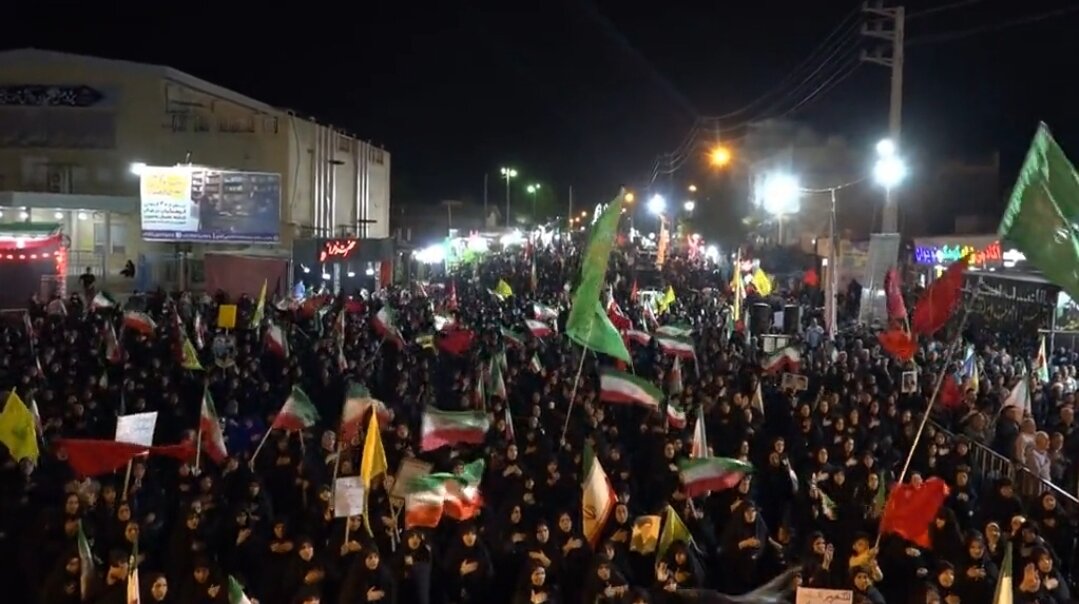 فیلم| تجمع باشکوه برازجانی‌ها در میدان