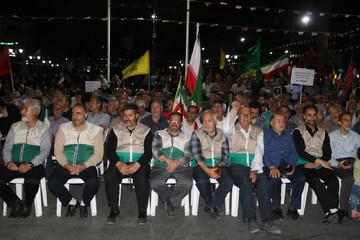 تصاویر/ برگزاری مراسم گرامیداشت اولین سالگرد شهدای جنگ ۱۲ روزه در خمین