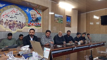 جلسه ارکان شورای حوزه مقاومت بسیج مالک اشتر نطنز برگزار شد