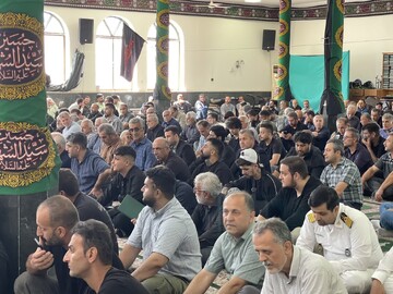 تصاویر/ حضور امام جمعه شهرستان نوشهر در بزرگداشت شهید مرتضی خزایی پول