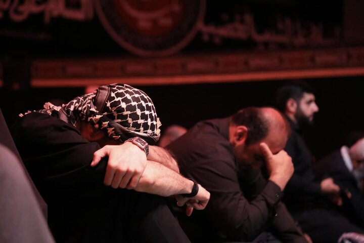 تصاویر/ مراسم سوگواری شب سوم محرم در مصلی ارومیه
