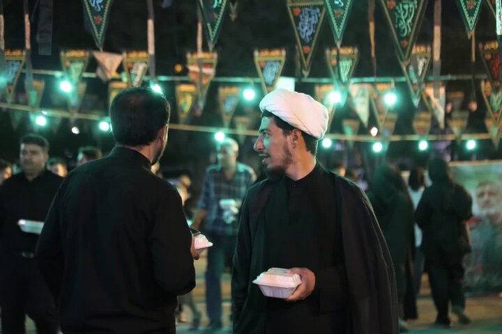 تصاویر/ مراسم سوگواری شب سوم محرم در مصلی ارومیه