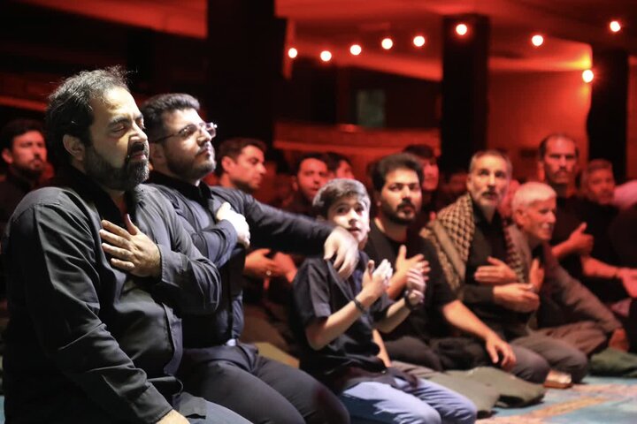 تصاویر/ مراسم سوگواری شب سوم محرم در مصلی ارومیه
