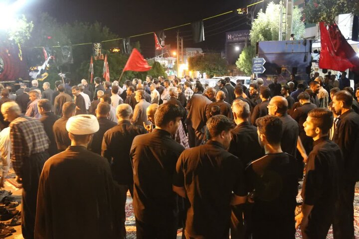 تصاویر/سوگواری مردم شهرستان ایوان در رثای شهادت اباعبدالله الحسین