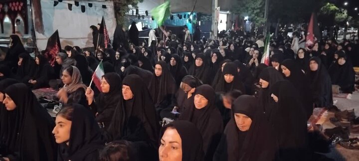 تصاویر/سوگواری مردم شهرستان ایوان در رثای شهادت اباعبدالله الحسین