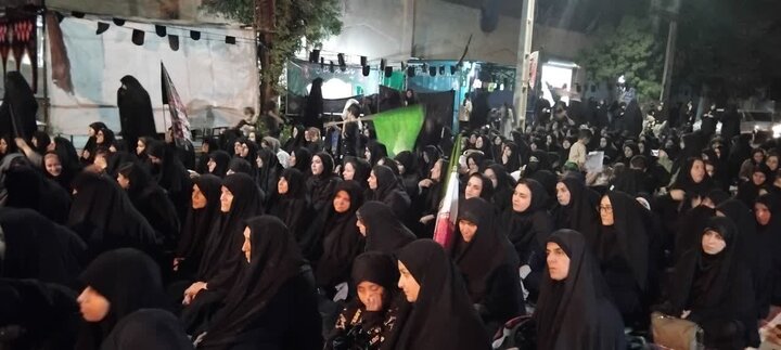 تصاویر/سوگواری مردم شهرستان ایوان در رثای شهادت اباعبدالله الحسین