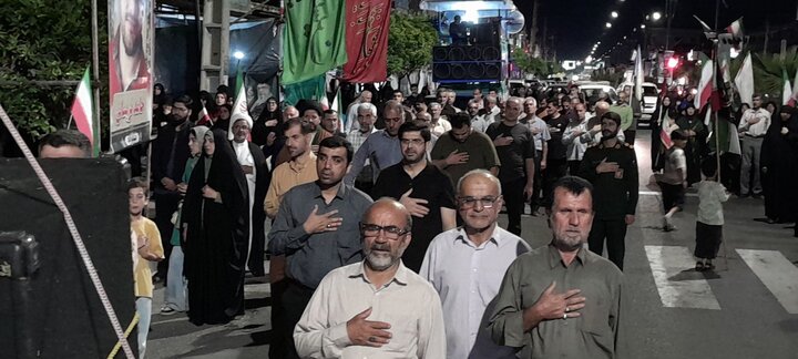 تصاویر/ عطر حسینی در صد و نهمین تجمع شبانه فریدونکنار