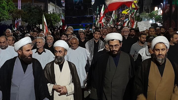 تصاویر/ عطر حسینی در صد و نهمین تجمع شبانه فریدونکنار