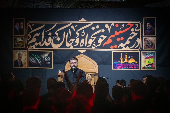 تصاویر| شب سوم مراسم عزاداری محرم رهپویان وصال