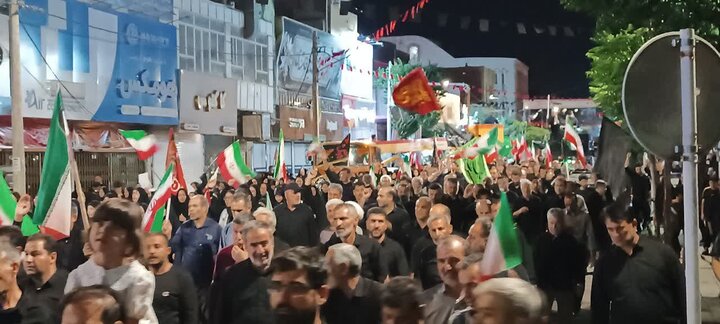 تصاویر/راهپیمایی و تجمع حماسی عزاداران حسینی و هیئت های مذهبی در ساوه