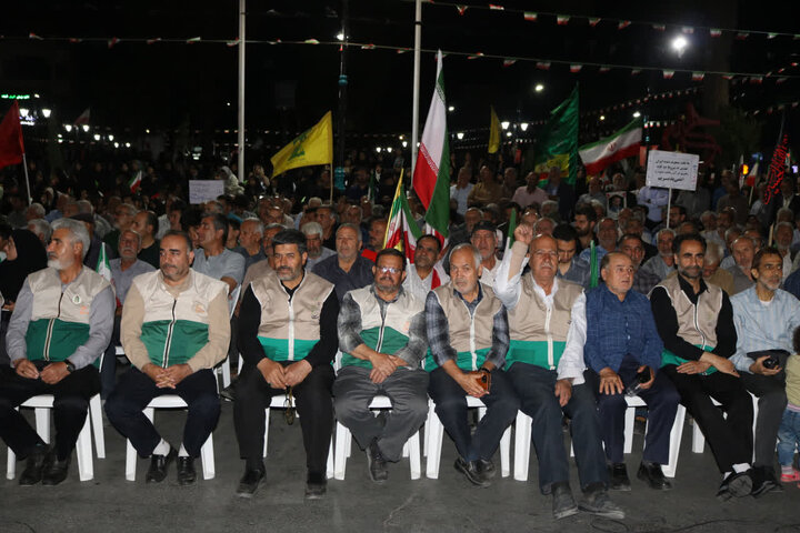 تصاویر/برگزاری مراسم گرامیداشت اولین سالگرد شهدای جنگ 12 روزه در خمین